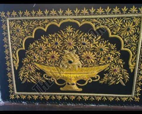 Handmade Zardozi Wall Hanging