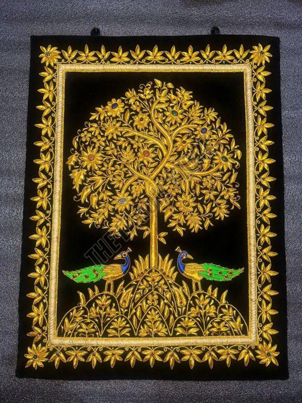 Handmade Zardozi Wall Hanging