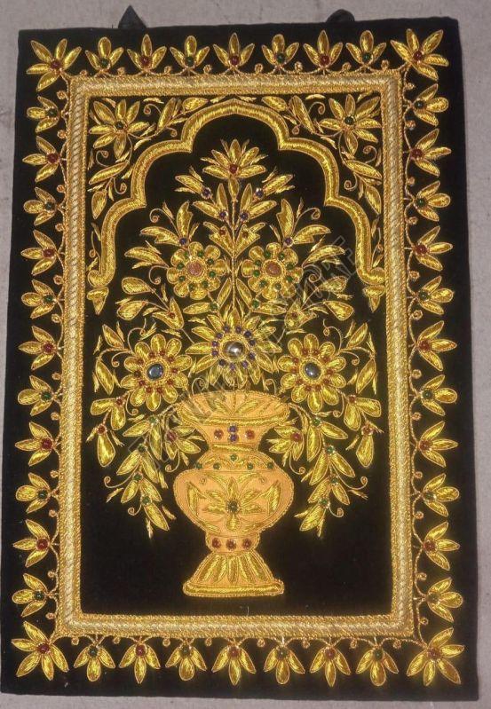 Handmade Zardozi Wall Hanging