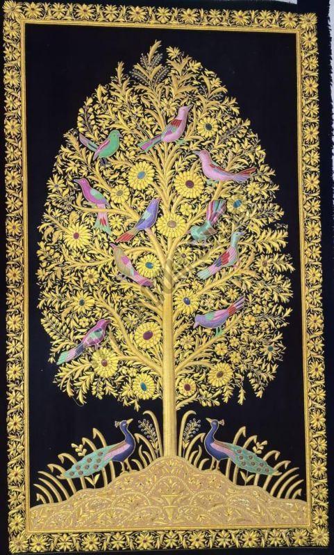 Handmade Zardozi Wall Hanging