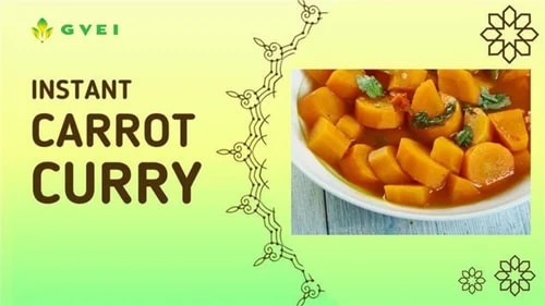 GVEI Instant Carrot Curry Mix