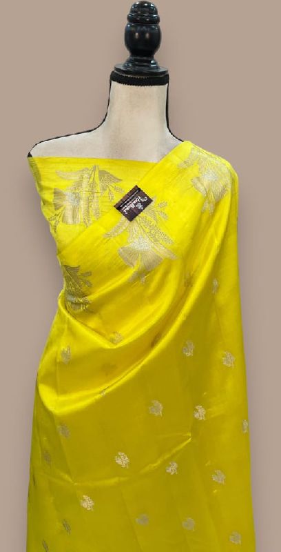 Multicolor Banarasi Semi Katan Silk Saree