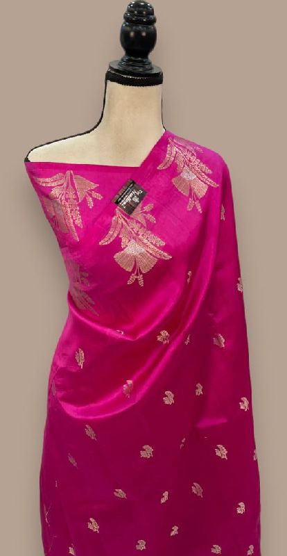 Multicolor Banarasi Semi Katan Silk Saree