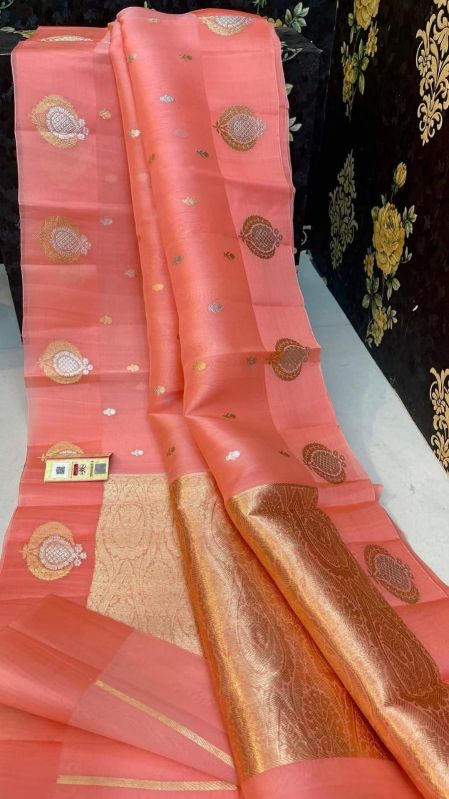 Indian Banarasi Organza Silk Saree