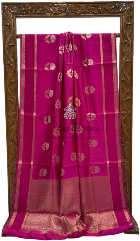 Multicolor Banarasi Semi Katan Silk Saree