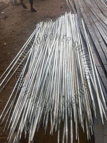 Silver Galvanized Iron Chemical Earthing Electrode