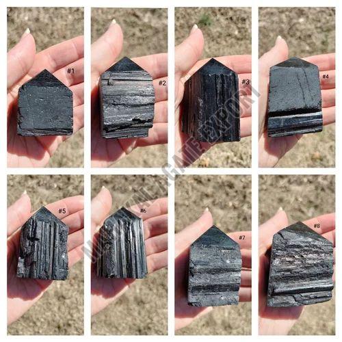 Black Tourmaline Rough Stone