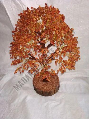 Red Carnelian Gemstone Tree