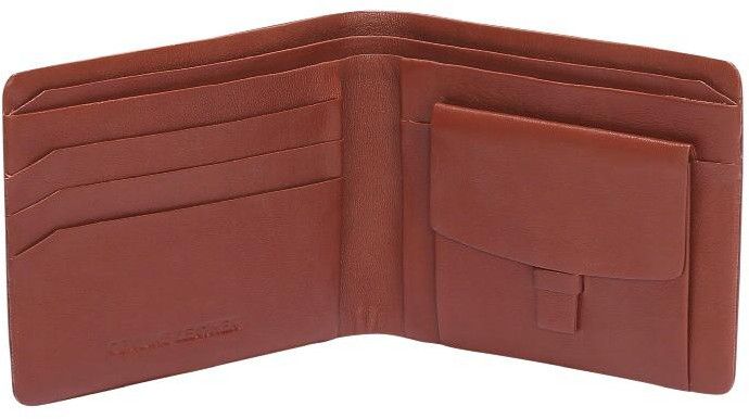 Mens Dark Brown Pure Leather Wallet