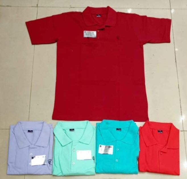 Men Plain Polo Neck T Shirt