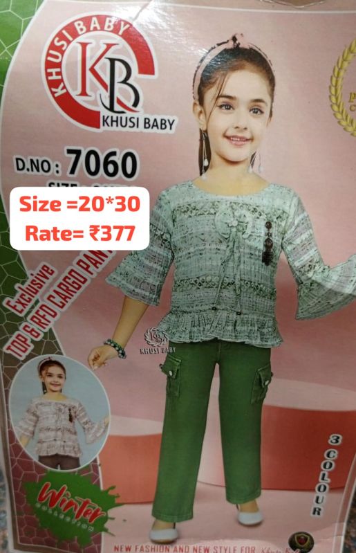 Girls Fancy Top and Pant Set