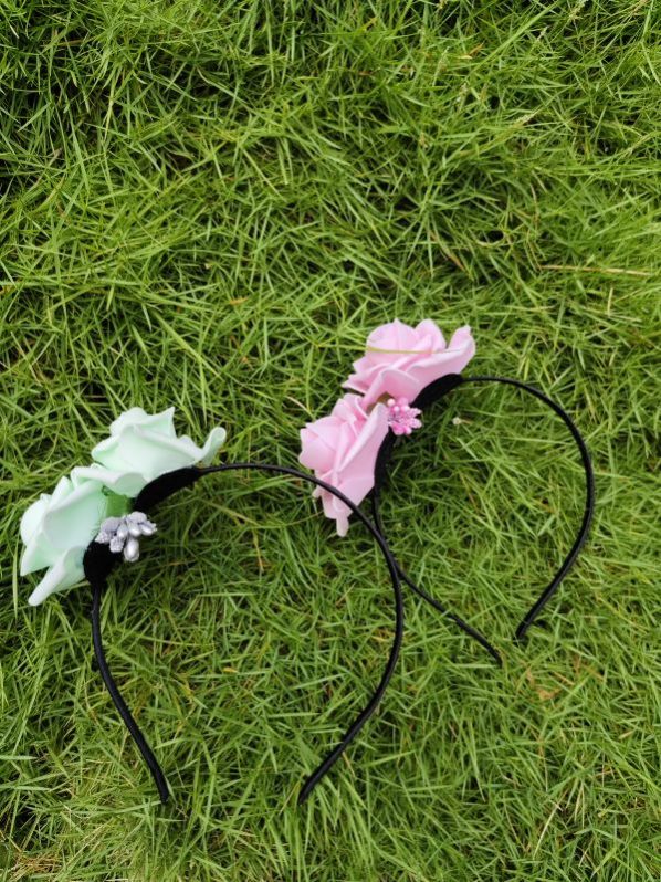 Artificial Flower Bows ( Pair)