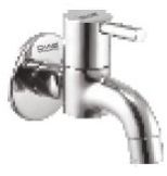 OA 437 Bib Cock With Flange