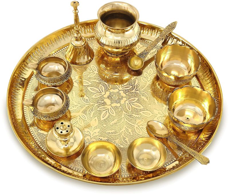 Brass Arti Thali