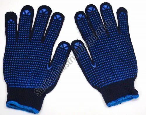 dotted hand gloves