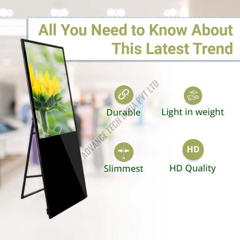 a-shape Digital Advertising Standee