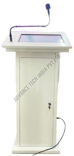 Display Lectern With Integrated Screen