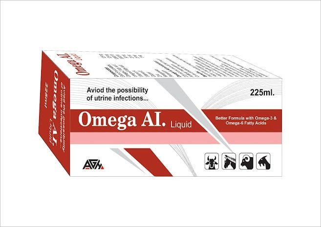 Omega AI. Liquid Animal Feed Supplement