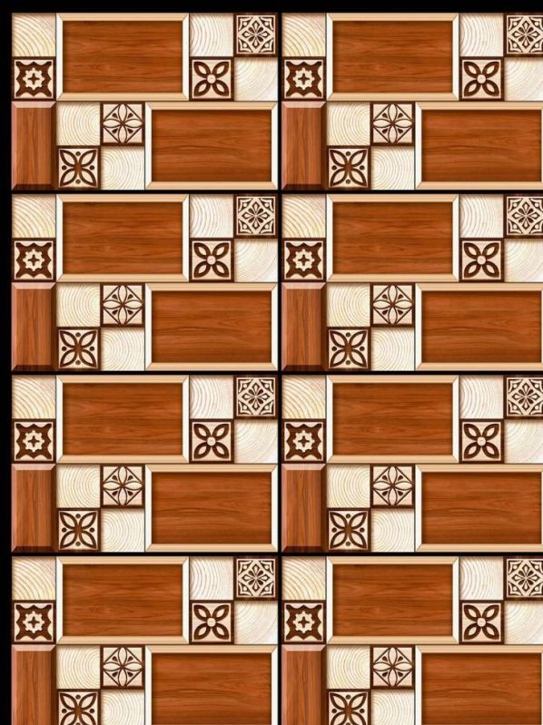 12X18mm Brown Gloss Elevation Wall Tiles