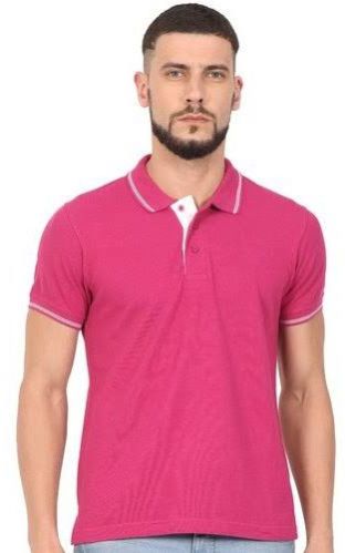 Premium Cotton Tipping Collar Polo T-shirt