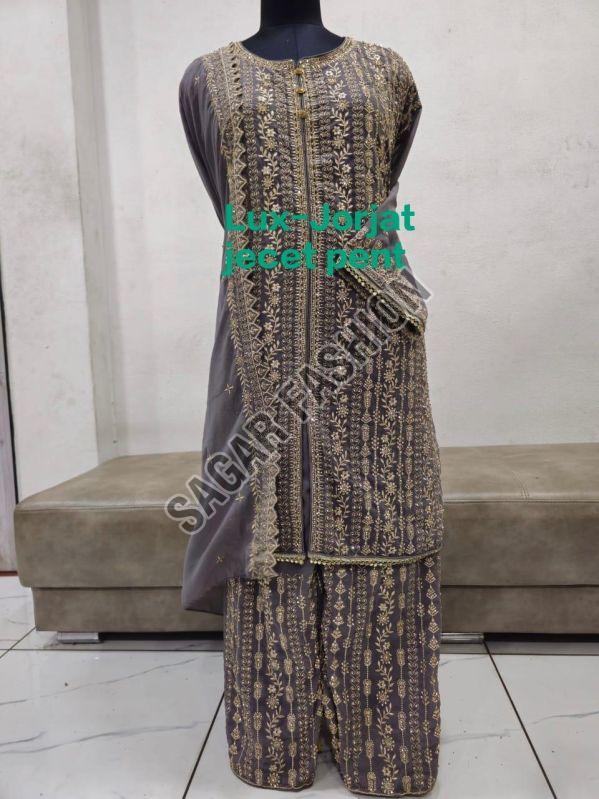 Ladies Designer Sharara Suit With Dupatta