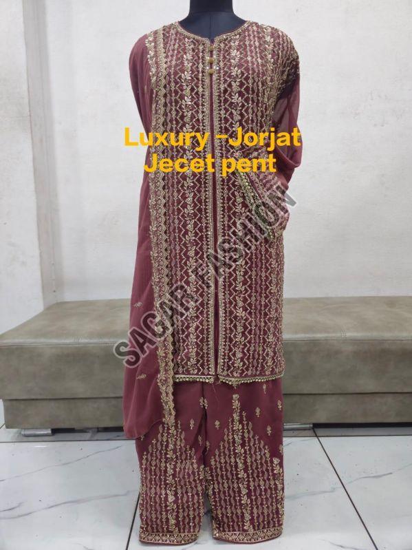 Ladies Luxury Sharara Suit With Dupatta
