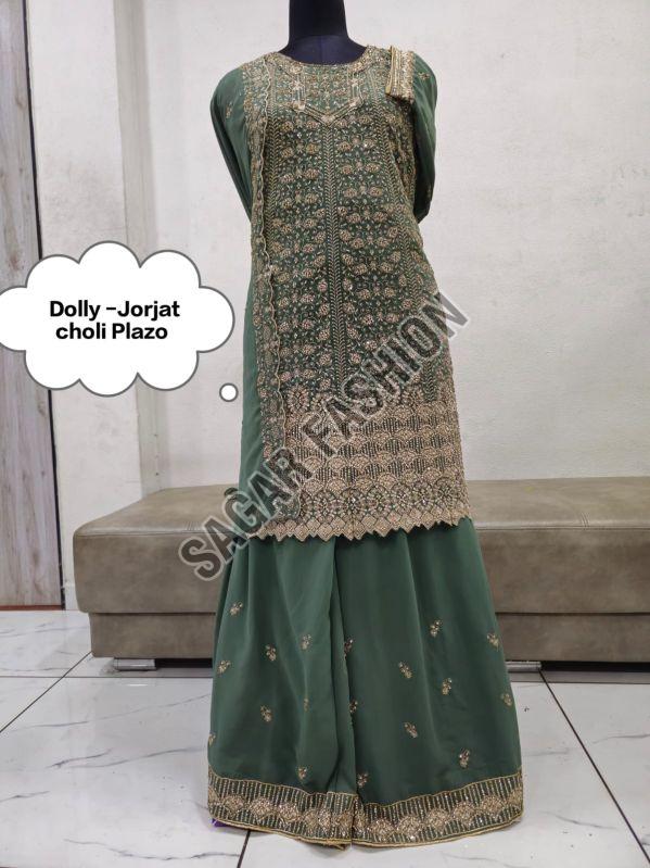 Ladies Stylish Sharara Suit With Dupatta