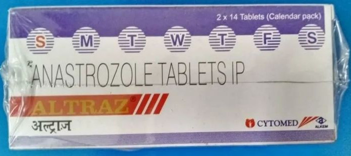 Altraz Anastrozole Oncology Therapy 1 Mg Tablets