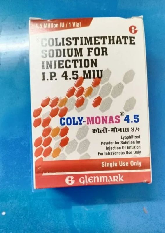 Coly Monas Colistimethate Antibiotic 4.5 Miu Injection