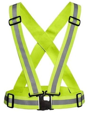 Polyester Reflective Safety Belts, Color : Neon Yellow