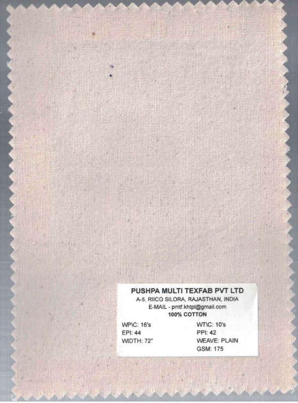 175 GSM Plain Cotton Fabric