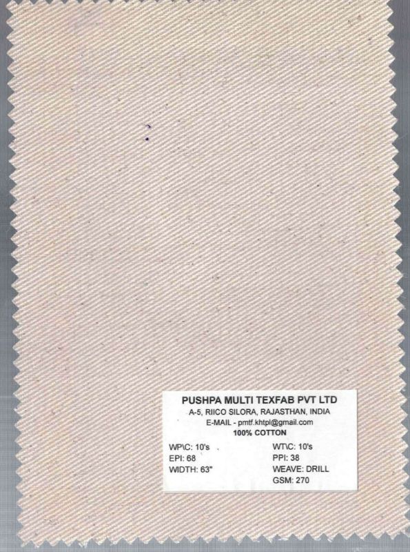 270 GSM Cotton Drill Fabric