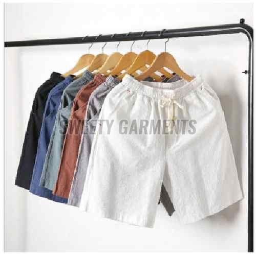 Multicolor Mens Cotton Shorts L, XL & XXL, Pattern : Plain