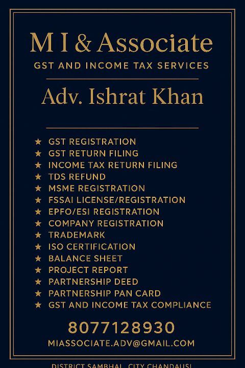 GST Consultant in Sambhal