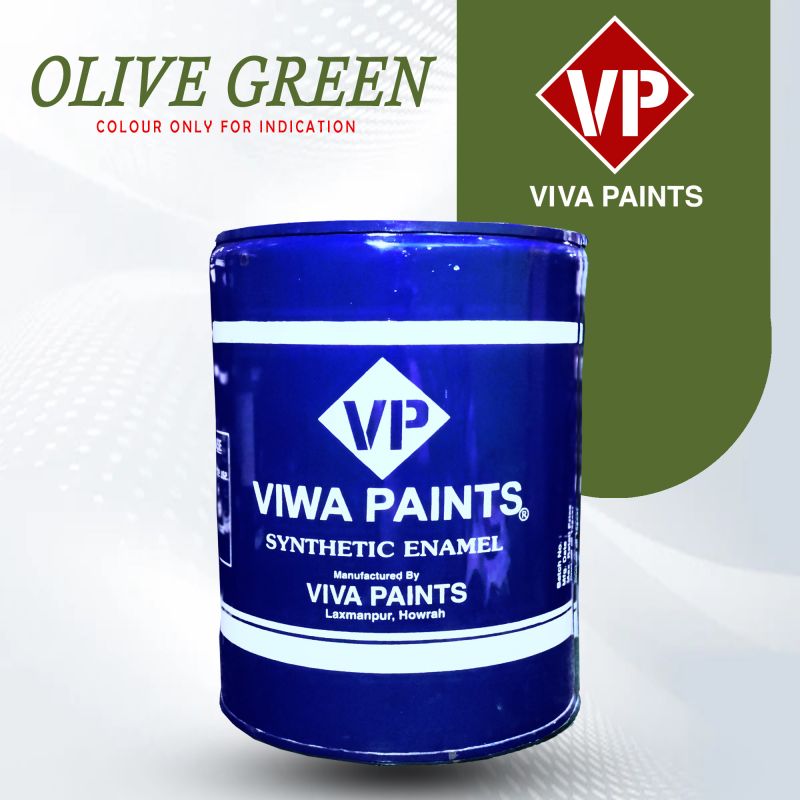 Viwa Synthetic Enamel Quick Drying Olive Green Paint