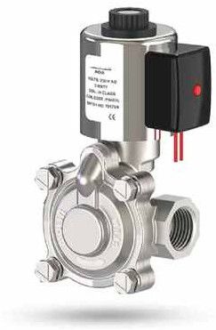 Stainless Steel Pilot Operated Diaphragm Solenoid Valve 1inch
