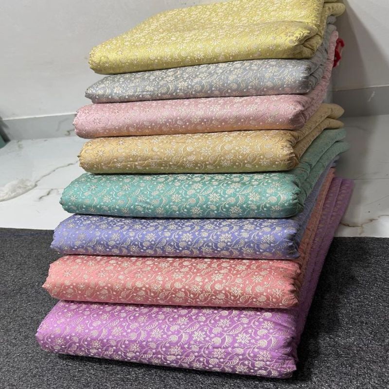 Printed Handloom Silk Fabric