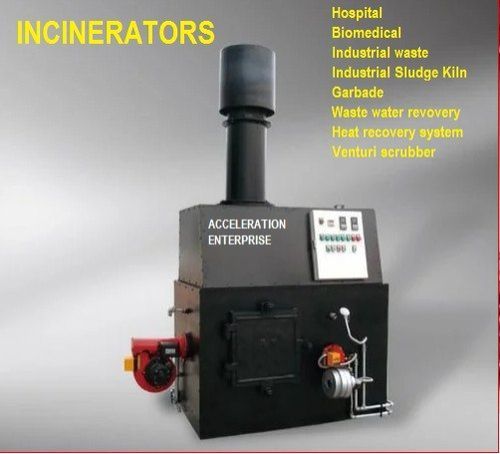 Electric Biomedical Waste Incinerator, Color : Grey for Industrial Use