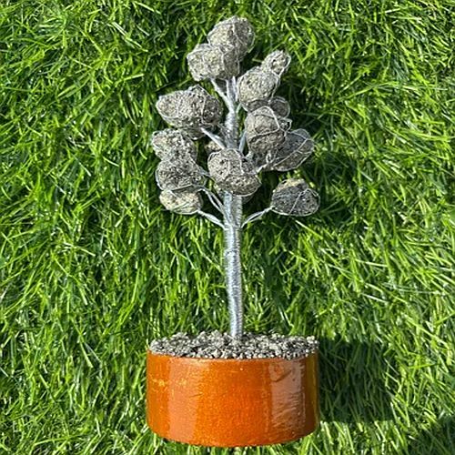 Pyrite Raw Stone Tree, Color : Metallic, Weight : 500 gm