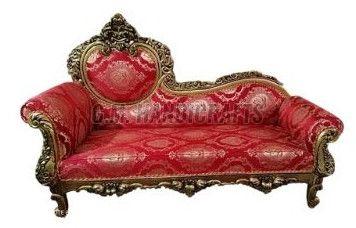 Teak Wood Red Maharaja Diwan, Seating Capacity : 3 Seater
