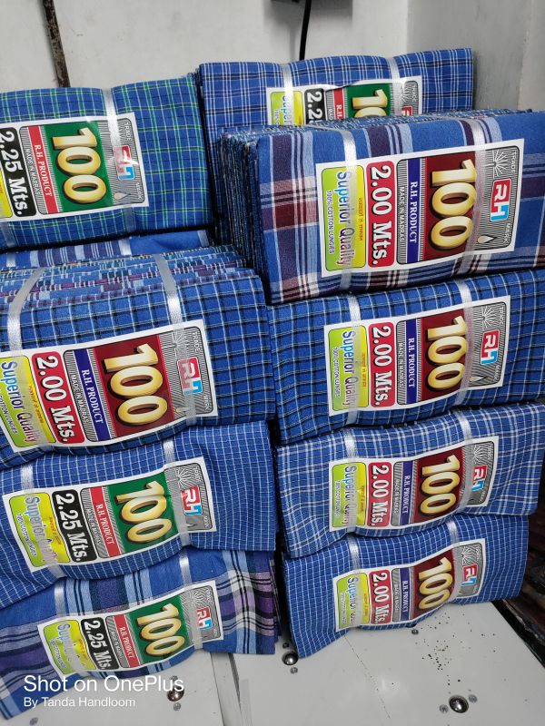 Checked Cotton Lungi