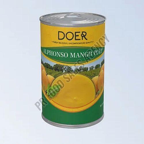850 Gm Doer Alphonso Mango Pulp, Color : Yellow for Consumption
