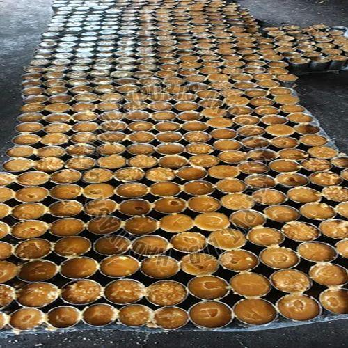 Brownish Sugarcane Jaggery, Shape : Round for Food, Medicine