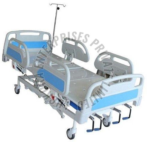 Mild Steel Hi Low Mechanical Hospital ICU Bed, Color : White