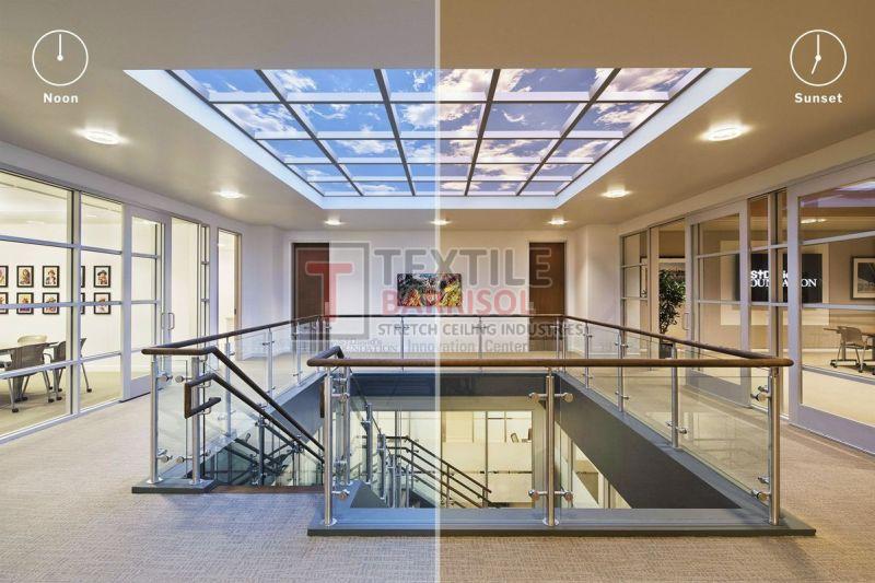 3D Stretch Decorative Canvas Ceiling