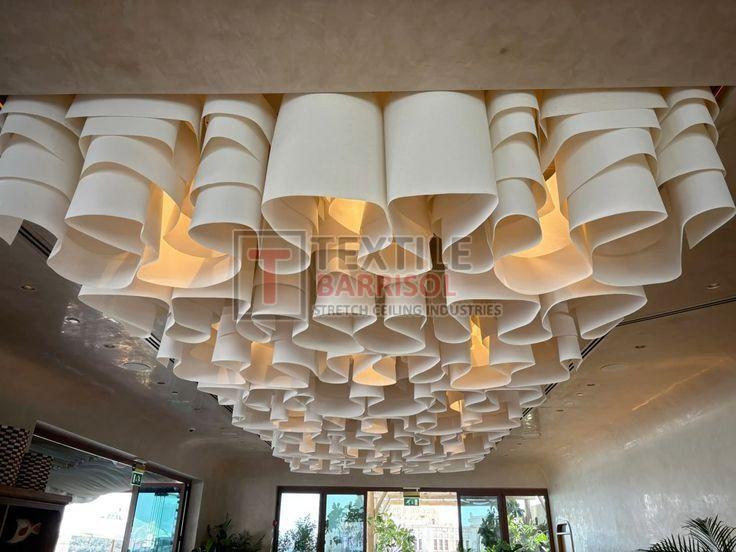 Chandelier Textile Ceiling