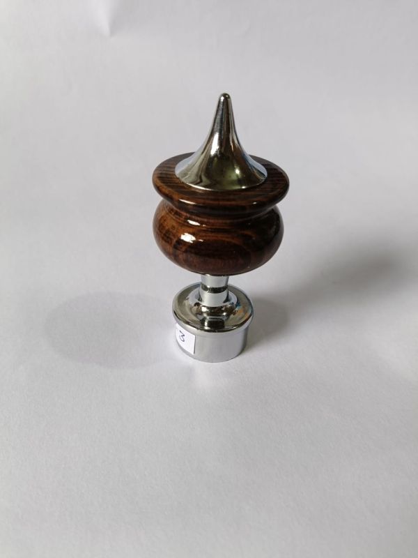 Cone Dome Wood Curtain Bracket