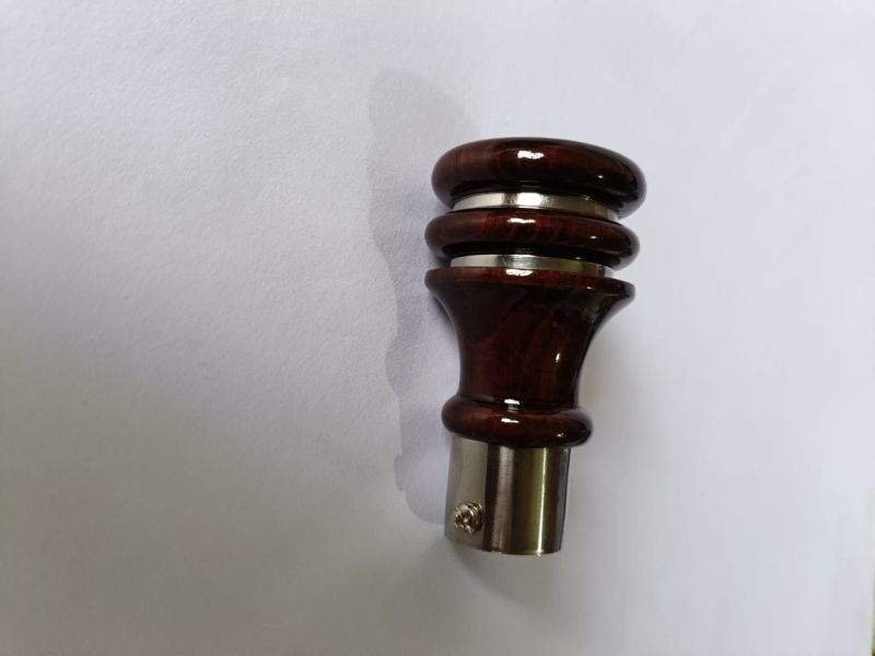 Gloss Ring Wood Curtain Stopper