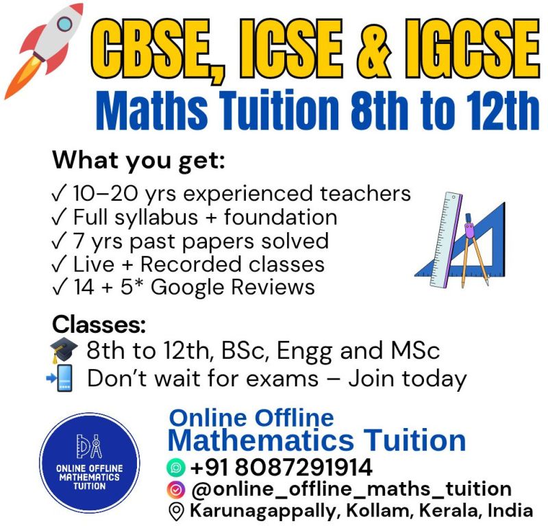 Icse Maths Tuition