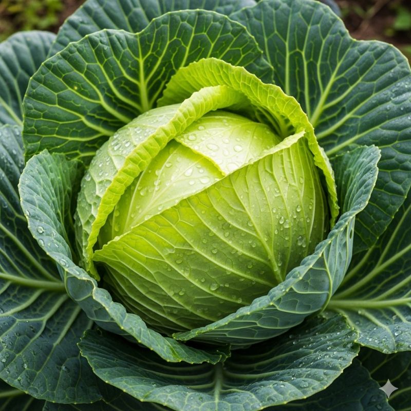 Fresh Green Cabbage